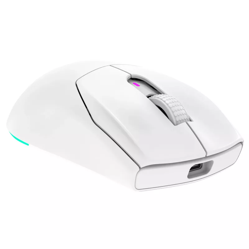 Rampage Prote M5 Pro 26000 DPI RGB LED 1kHz biela herná myš