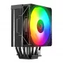 Rampage Octagon C70 CPU chladič LGA1700/AM5 LCD ventilátor Infinity 120mm ARGB čierny