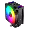 Rampage Octagon C70 CPU chladič LGA1700/AM5 LCD ventilátor Infinity 120mm ARGB čierny