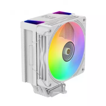 Rampage Octagon C70 CPU chladič s LCD, 120 mm ARGB ventilátor, AM5/LGA1700, biely
