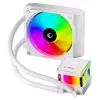 Rampage INFINITE V120 All-in-One kvapalinový CPU chladič 120mm ARGB, ukazovateľ teploty, biely