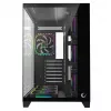 RAMPAGE SEALITE-BLACK Mid-Tower PC skriňa s tvrdeným sklom, 7x ARGB PWM ventilátorov, čierna