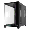 RAMPAGE SEALITE-BLACK Mid-Tower PC skriňa s tvrdeným sklom, 7x ARGB PWM ventilátorov, čierna