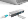INCA IUSB-03TX USB 3.0 na Gigabit Ethernet adaptér s USB-C adaptérom, 1000Mbit/s, čierny