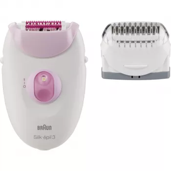 Braun Silk-epil 3 SE3-031 epilátor biely/ružový