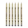 Sakura Pigma Micron fineliner sada 6 ks čierna