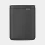 Brabantia Bo kôš 7 litrov Mineral Infinite Grey