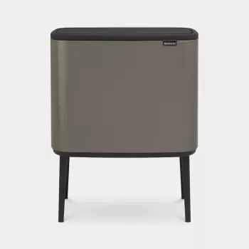 Brabantia Bo Touch Bin 34 L obdĺžnikový platinový plast