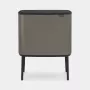 Brabantia Bo Touch Bin 34 L obdĺžnikový platinový plast