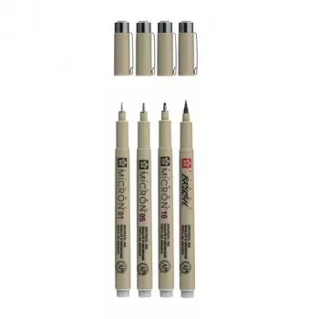 Sakura Pigma Micron sada fixiek Cool Gray 4-dielna