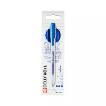 Sakura Gelly Roll Retractable Classic gélové pero transparentné 0,4 mm modrý atrament