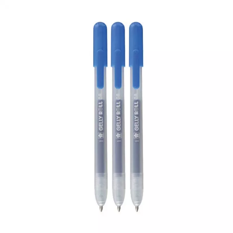 Sakura Gelly Roll Retractable Classic gélové pero transparentné 0,4 mm modrý atrament