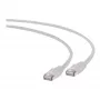 Gembird PP6A-LSZHCU-0.5M Cat6a SFTP LSZH patch kábel, RJ45, 0,5 m, sivý