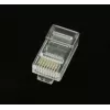 Gembird LC-8P8C-002/50 RJ-45 modulárny konektor, transparentný, pozlátený, balenie 50 ks