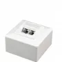 Gembird Cablexpert MWS-2S6-01 zásuvka s RJ45 Cat.6 podomietkovým krytom biela