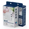 GEMBIRD TA-UC-2A2C-PD40-01-W GaN USB PD 4-portová nabíjačka, 40 W, biela