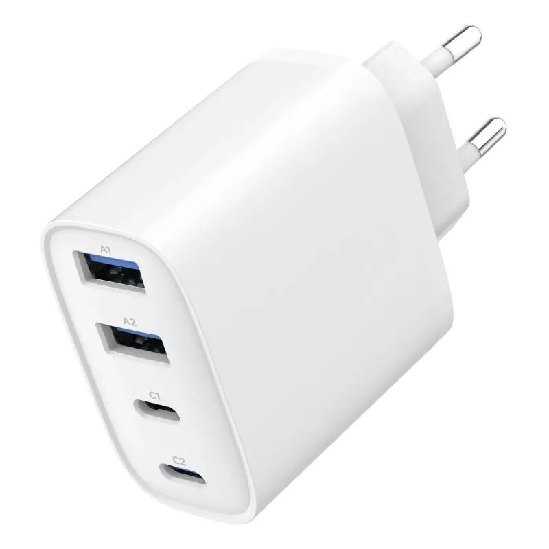 GEMBIRD TA-UC-2A2C-PD40-01-W GaN USB PD 4-portová nabíjačka, 40 W, biela