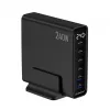 Gembird TA-UC-2A4C-PD240-01-BK 6-portová USB nabíjačka 240W GaN čierna