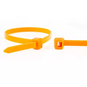 WKK oranžová nylonová káblová spona 370x4,8 mm 100 ks (110226371)