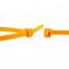 WKK oranžová nylonová káblová spona 300x4,8 mm 100 kusov (110196371)