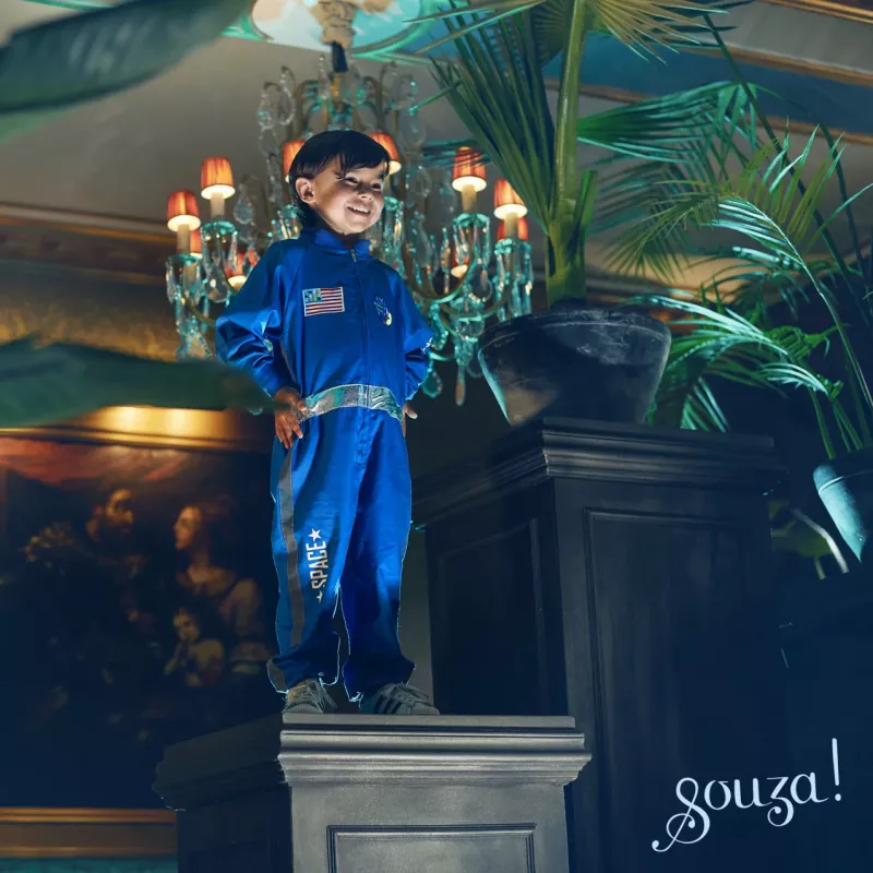 Souza! Astronaut Andre kostým na karneval modrý 5-7 rokov