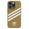 Adidas OR Moulded PU puzdro pre iPhone 13 Pro béžovo-zlaté 47806