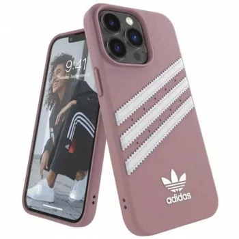 Adidas Originals Moulded puzdro PU pre iPhone 13 Pro / 13 6,1 palca ružová