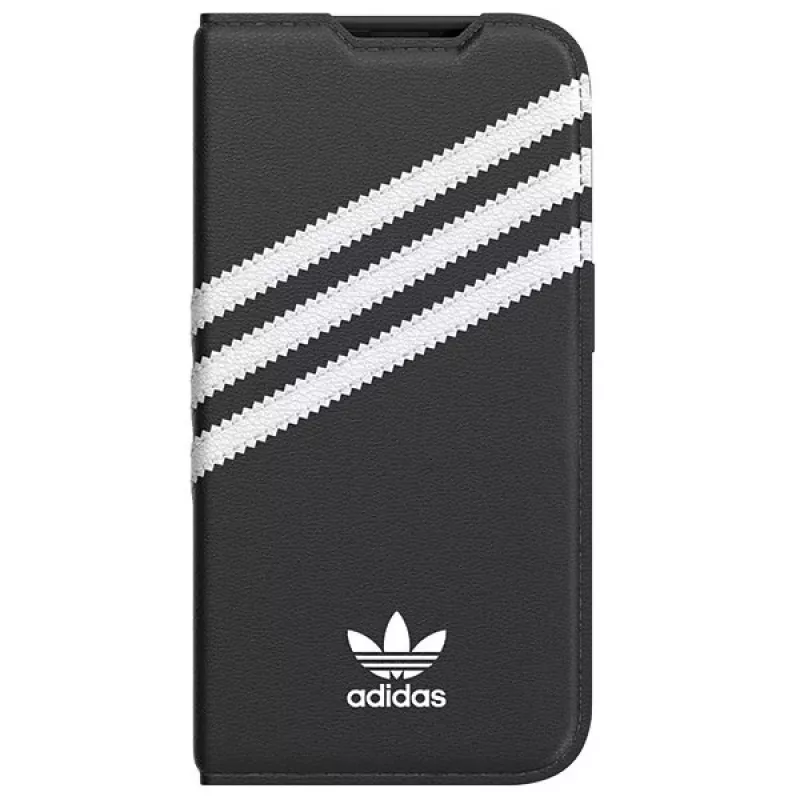 Adidas Originals OR Booklet puzdro PU pre iPhone 14 Pro čierna/biela