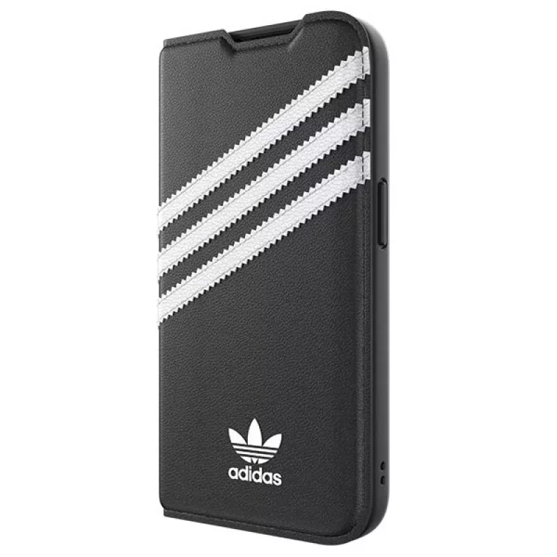 Adidas Originals OR Booklet puzdro PU pre iPhone 14 Pro čierna/biela