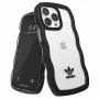 Adidas OR Wavy puzdro pre iPhone 13 Pro / iPhone 13 6,1 palca čierna transparentná