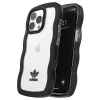 Adidas OR Wavy puzdro pre iPhone 13 Pro / iPhone 13 6,1 palca čierna transparentná