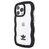 Adidas OR Wavy puzdro pre iPhone 13 Pro / iPhone 13 6,1 palca čierna transparentná