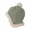 Lodger dvojvrstvová zimná fleece čiapka elm sage green 1-2 roky