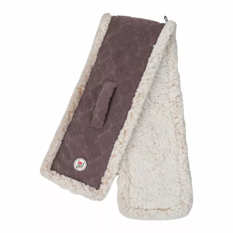 Lodger dvojvrstvový fleece nákrčník mauve