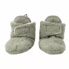 Lodger polar fleece detské papuče capáčiky s protišmykovou podrážkou, salviová zelená (Elm), 6-12 mesiacov