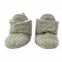 Lodger polar fleece detské papuče capáčiky s protišmykovou podrážkou, salviová zelená (Elm), 6-12 mesiacov