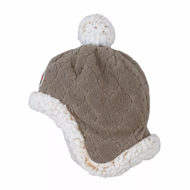 Lodger dvojvrstvová zimná fleece čiapka hnedá Buffalo 1-2 roky