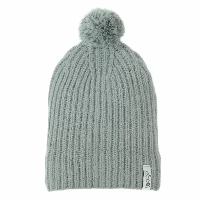 Lodger 100% merino vlna čiapka mint silk 6-12 mesiacov