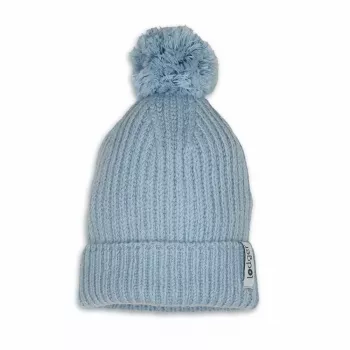 Lodger 100% merino vlna detská čiapka Blue Fogg 6-12 mesiacov