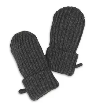 Lodger detské rukavice 100% merino vlna Graphite Pigeon 0-12 mesiacov