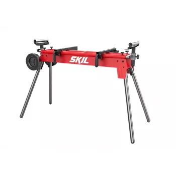 SKIL Work Table Stand 1300AA - Masívny drevený pracovný stôl so 2 zásuvkami a dierovanou stenou, nosnosť 200 kg