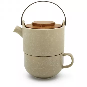 Bredemeijer Tea-for-One Umea béžová / akáciové viečko 142024
