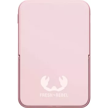 FRESH'N'REBEL bezdrôtová indukčná nabíjačka 5000 mAh pastelovo ružová