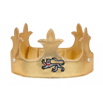 Souza! Soft King Arthur koruna - zlatá