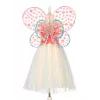 SOUZA! Flora Butterfly Fairy kostýmová sada - šaty a krídla pre dievčatá 5-7 rokov