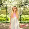 SOUZA! Flora Butterfly Fairy kostýmová sada - šaty a krídla pre dievčatá 5-7 rokov