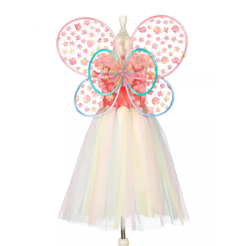 SOUZA! Fairy Butterfly kostýmová sada Flora šaty a krídla 8-10 rokov