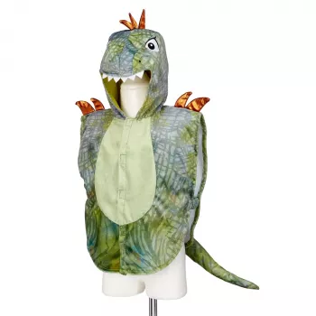 Souza! Kostýmový plášť T-Rex dinosaurus pre 2-ročné deti, zelený