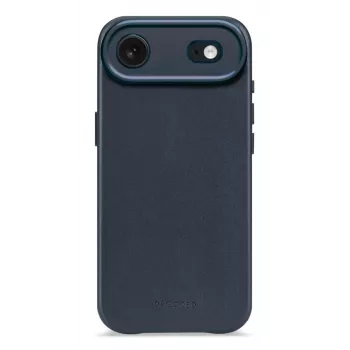 Decoded kožený zadný kryt pre iPhone 17 Air s MagSafe - Navy Shadow