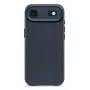 Decoded kožený zadný kryt pre iPhone 17 Air s MagSafe - Navy Shadow